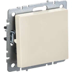 IEK BRITE Выключатель 1-клавишный проходной 10А ВС10-1-6-БрКр бежевый - BR-V12-0-10-K10 IEK BRITE Выключатель 1-клавишный проходной 10А ВС10-1-6-БрКр бежевый - BR-V12-0-10-K10