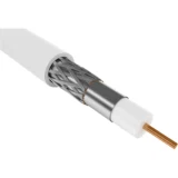 IEK Кабель коаксиальный RG6 CCS 75Ом FPE PVC белый (100м) GENERICA