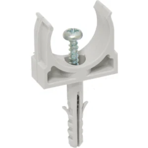 IEK Держатель с защёлкой и дюбелем CT20 - CTA10D-CT20-K41-100 IEK Держатель с защёлкой и дюбелем CT20 - CTA10D-CT20-K41-100