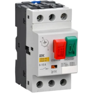 IEK Пускатель ручной кнопочный ПРК32-10 In=10A Ir=6-10A 660В - DMS11-010 IEK Пускатель ручной кнопочный ПРК32-10 In=10A Ir=6-10A 660В - DMS11-010