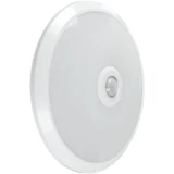 IEK Светильник светодиодный ДПБ 9004 12Вт IP20 6500K с инфракрасным датчиком движения и аккумулятором на 3 часа работы