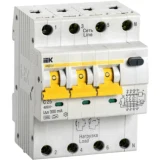 IEK Автоматический выключатель дифференциального тока АВДТ34 C25 300мА