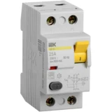 IEK Выключатель дифференциальный (УЗО) ВД1-63 2Р 25А 300мА