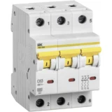 IEK Автоматический выключатель ВА47-60M 3Р 63А 6кА С