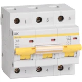 IEK Автоматический выключатель ВА47-100 3Р 63А 10кА С