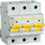 IEK Автоматический выключатель ВА47-150 3Р 125А 15кА D