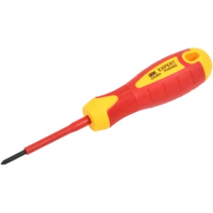 IEK Отвертка крестовая EXPERT Ph0х60мм 1000В - TSC-2PH-060 IEK Отвертка крестовая EXPERT Ph0х60мм 1000В - TSC-2PH-060