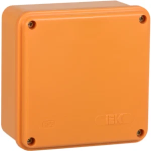 IEK Коробка распаячная огнестойкая ПС 100х100х50мм 2P 10мм2 IP44 гладкие стенки - UKF20-100-100-050-2-10-09 IEK Коробка распаячная огнестойкая ПС 100х100х50мм 2P 10мм2 IP44 гладкие стенки - UKF20-100-100-050-2-10-09